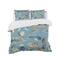 Designart 'Indigold Feathers Turquoise Pattern' Cottage Bedding Set - Duvet Cover & Shams